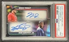 MIKE TROUT KEN GRIFFEY JR. PSA 9 2025 TOPPS CHROME DUAL AUTO BLACK REFRACTOR /10