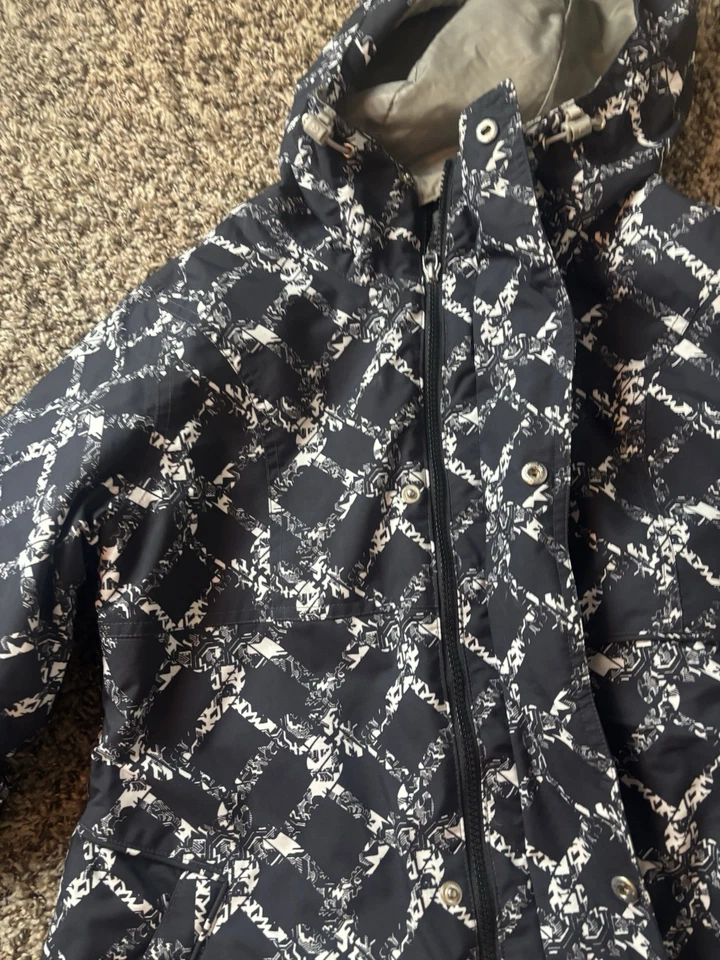 Chaqueta para mujer Burton esquí snowboard motín dryride mediana azul y blanco Foto 3 de 4