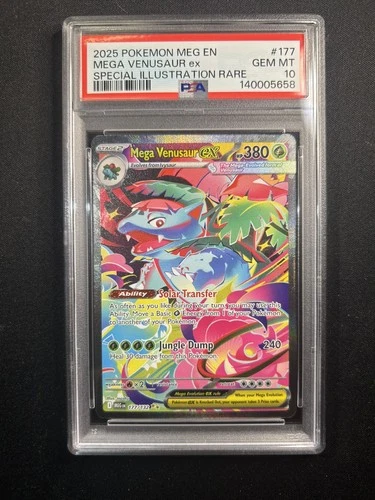 Mega Venusaur ex 177/132 Pokemon Mega Evolution #177 SIR GEM MINT PSA 10
