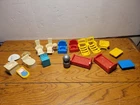 Vintage Lot of Fisher Price Little People Furniture Plus Extras