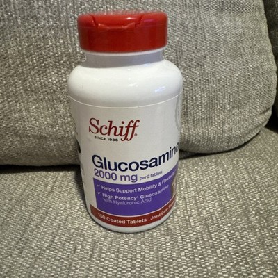 Schiff Glucosamine 2000mg with Hyaluronic Acid Supplement 150 Ct - exp 9/2027