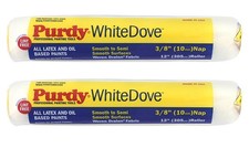 2 x Purdy White Dove 12" Paint Roller Sleeve 3/8" Nap 1.5" Core - For All Paints