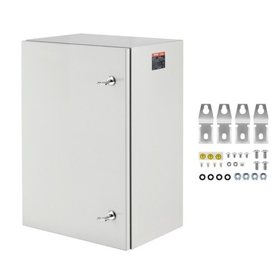 Steel Electrical Box Electrical Enclosure Box 24x16x12'' Carbon Steel IP65