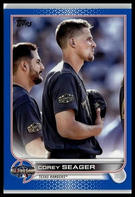 2022 Topps Update #ASG-42 Corey Seager 2022 MLB All-Star Game Blue