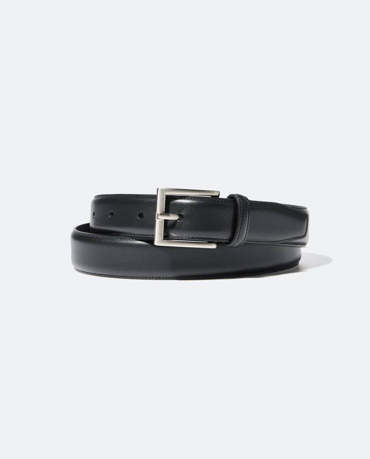 UNIQLO Italian Leather Stitched Belt Japan NEW