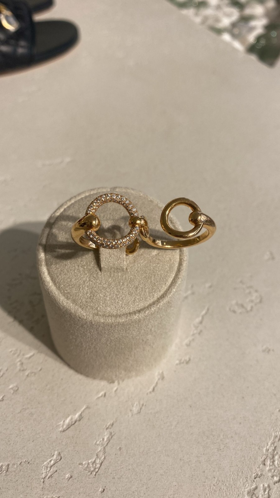 HERMES Double Filedor Ring - image 1