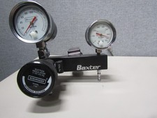 Baxter Boehringer 7720 Suction regulator with dual vac gauges