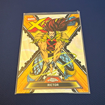 Topps Chrome Marvel X-Force 25 Years Rictor XF-07 Hologramm 2016 Englisch