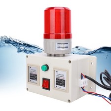 Water Level Alarm Sensor 90-105dB Adjustable Monitoring Shortage Liquid New