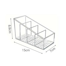 4Grids Desktop Organizer Remote Control Phone and Tv Holder Desk Storage Box Cos