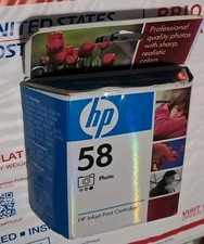 Sealed HP 58 Photo Tricolor Ink Print Cartridge Exp. 2009 Free Shipping