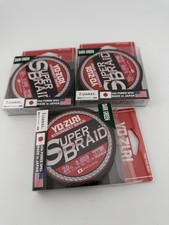 3 Spools NIP Yo-Zuri Super Braid. 20 Lb Test. 150 Yd Spools Made In Japan.