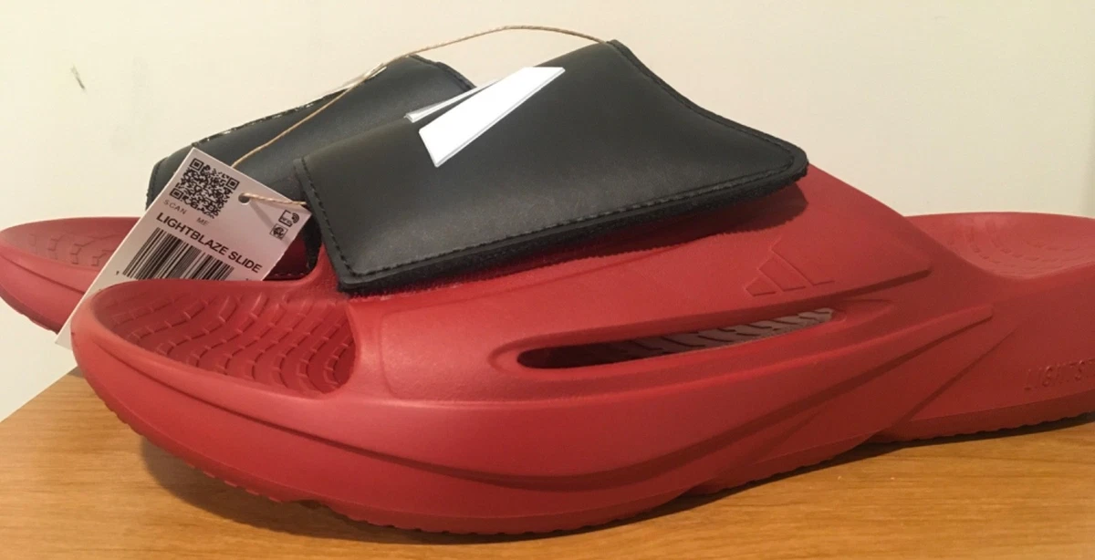 Alight Red Basketweave Slide Men\'s Size 12 New 222 Banda Mitel 1 Slides - Red Cherry-Red Dk | Kappa USA main image 2