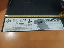 1992 Washington Redskins Hail Skins Jiffy Lube/WTEM 570 Bumper Sticker Unused