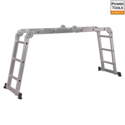 Sealey AFPL1 Aluminium klappbare Plattformleiter 4-fach EN 131