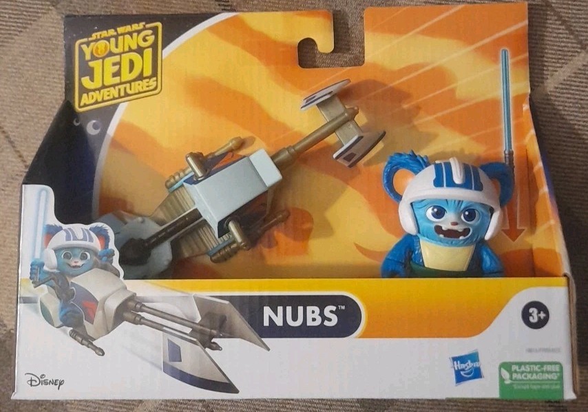 Star Wars Young Jedi Adventures Nubs With Speeder Bike And  Figure Hasbro