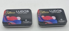 LUDOS FEROX Wired Earbuds in-Ear Headphones-WHITE-LOT OF 2