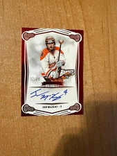 2025 Leaf National Lacrosse League - Ian MacKay - Red Parallel Auto #d 17/20