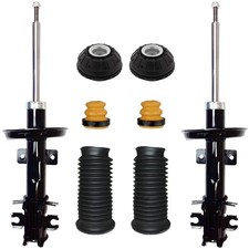 2 Stossdämpfer vorne für Fiat Punto Evo u 2 Domlager u Schutzsatz links rechts