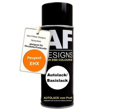 Für Peugeot EHX Orange Coq De Roche Spraydose Basislack Sprühdose 400ml