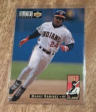 1993 Upper Deck Collector's Choice Manny Ramirez #16 - Cleveland Indians Rookie