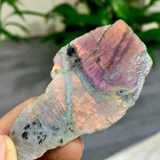 43G Natural Beautiful colored light Labradorite free-form inornament ornament