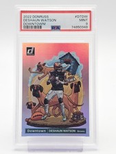 DESHAUN WATSON 2022 DONRUSS DOWNTOWN SSP #DT-DW BROWNS MINT PSA 9 Q4444