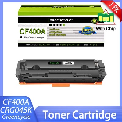 1PK Black Toner Fits for HP CF400A 201A Laserjet Pro M252 M252n MFP M277 M274n