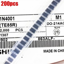 200Pcs Diode 1N4001 LL4001 M1 Smd 1N4001 1A 50V Rectifie New Ic si *ty