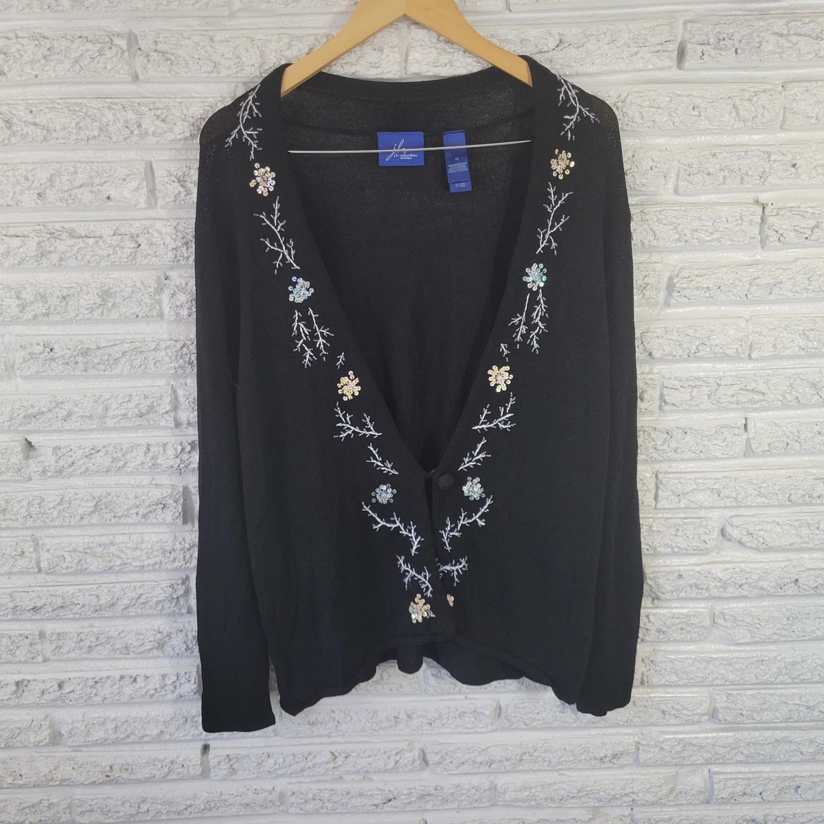Pull Femme JH Collectibles En Mélange Soie, Motif Imprimé - Taille 1X (plus Size) - Occasion Très Bon état