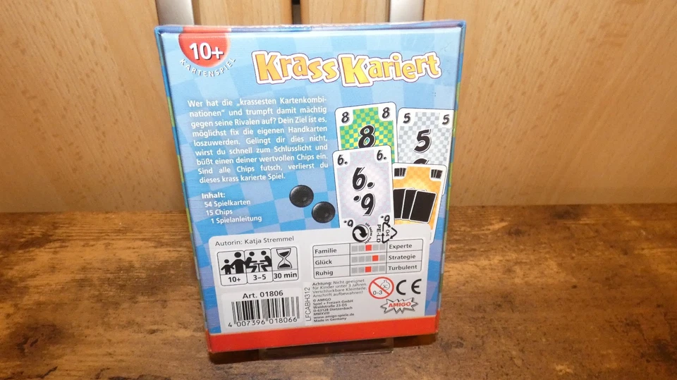 Krass Kariert - Amigo - NEU - original verpackt - Bild 2 von 2