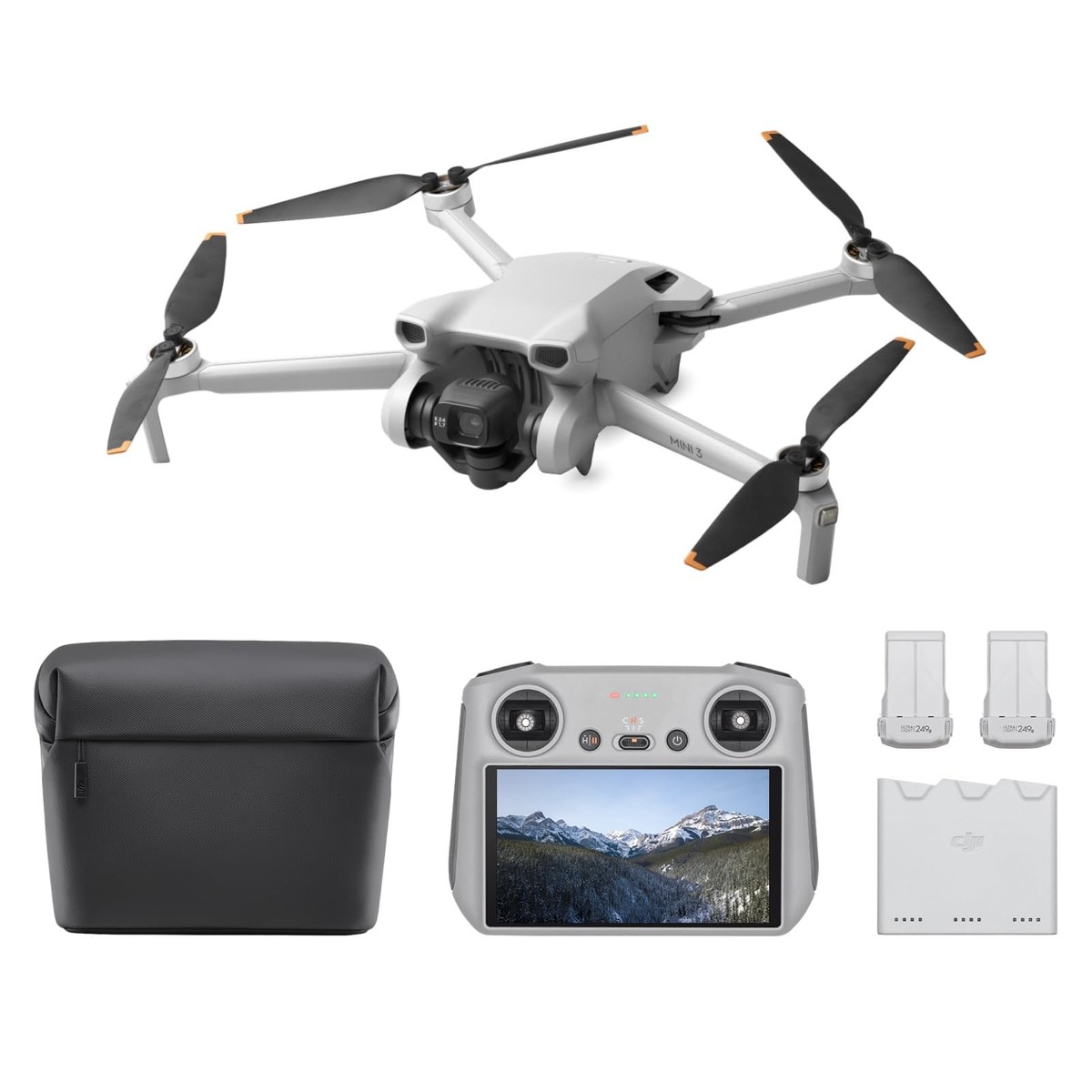 New DJI Mini 3 Fly More Combo 4K Camera Drone with 2 Extra