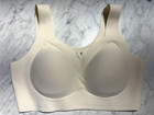 NEW!   633-1 WOMEN CURVEVERA JELLY COOLING WIRELESS BRA IVORY COLOR, SIZE LARGE — photo 5