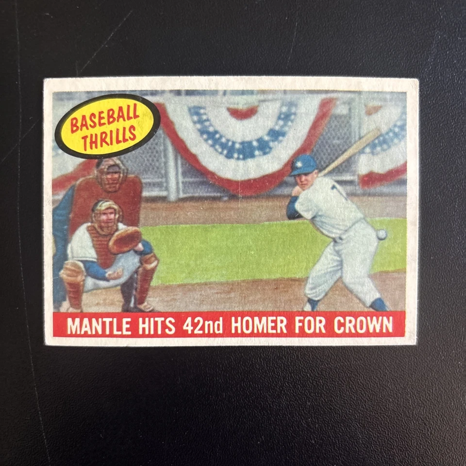 1960s Topps Hof Goat Rc Lot(40) Mickey Mantle Berra Mays Maris Aaron Uecker - Image 3 of 4