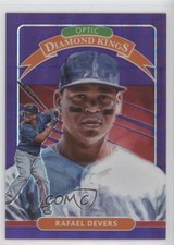 2020 Panini Donruss Optic FOTL Purple Pandora Prizm 43/99 Rafael Devers #16 o7m