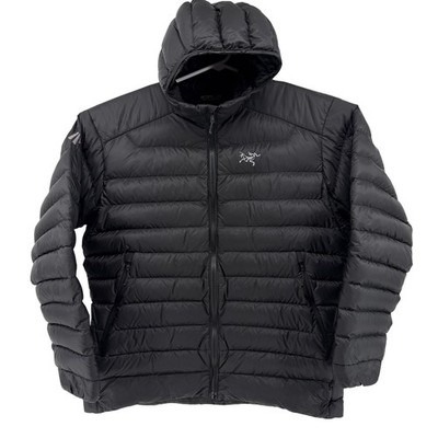 Arc'teryx Cerium LT Hoody Jacket Mens XL Black Down Insulated Hooded Puffer Coat