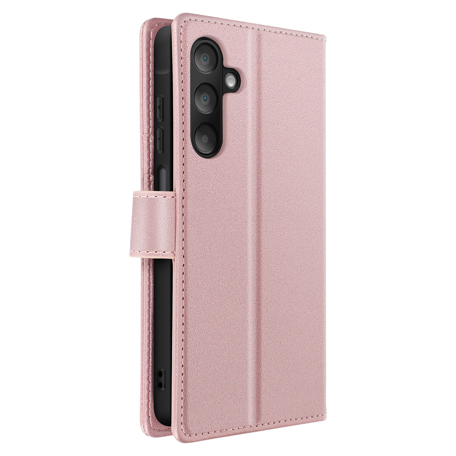 Housse Galaxy A16 modulable en cuir PU pour regarder vos vidéos confortablement en train