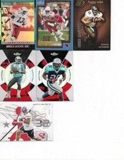 6 CARD FB LOT SHORT PRINTED TRAVIS HENRY, MCNAIR, ALSTOTT, ROOKIE WELLS