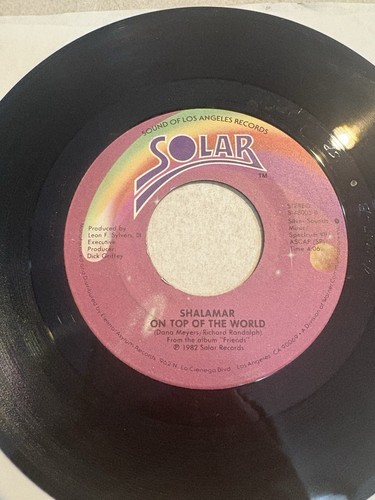 Shalamar "A Night To Remember" 45 on SOLAR Label...80s Soul, Funk, Disco in EX+ - Foto 2 di 2