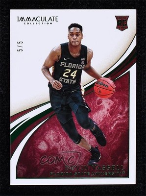 2020-21 Panini Immaculate Collegiate Green 5/5 Devin Vassell #15 Rookie RC qy0