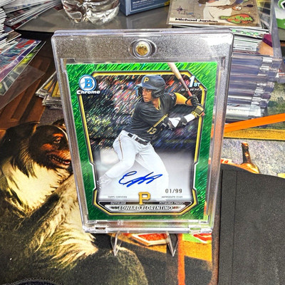 Topps 2024 Bowman Chrome Edward Florentino 1st Bowman Rookie Auto CPA-EF /99