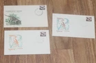 1963 AUSTRALIAN TASMANIA TIGER FDC COVERS X3