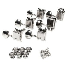 Fender Pure Vintage Guitar Tuning Machines, Nickel/Chrome, Set of 6