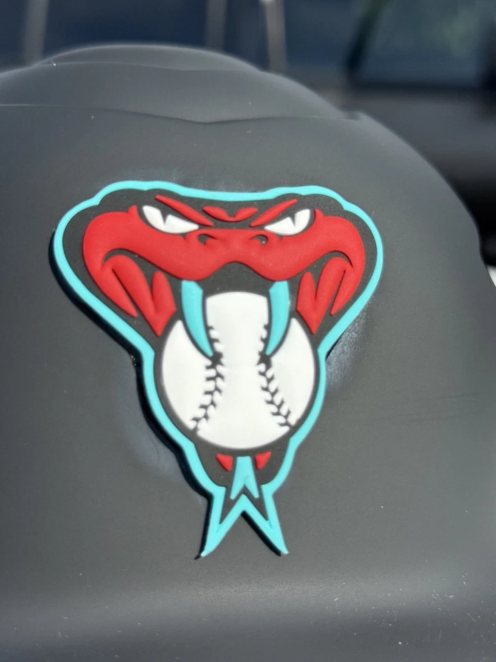 ARIZONA DIAMONDBACKS COACHES/CATCHER CUSTOM RAWLINGS COOLFLO BATTING HELMET - Image 2 of 4