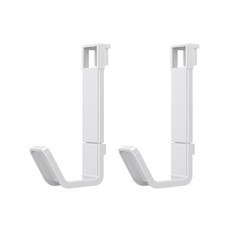 2 PCS White Gaming Controller Hanging Holder Headset Hangers For PS5/PS5 Slim