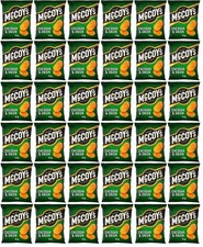 36 x Mccoy S­ Ridge Cut Cheddar & Onion Flavour Potato Crisps 45G