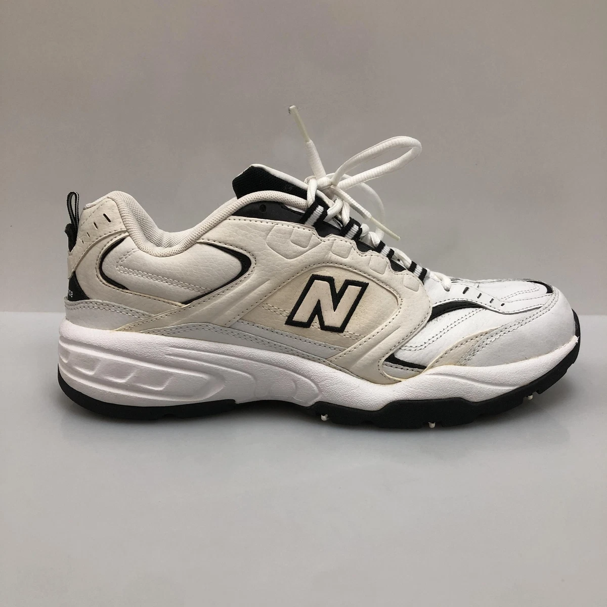 New Balance 407 MX407BK Men Sneaker Shoes Black Synthetic Lace Up Size 12 X Wide New Balance 407 Sneakers for Men for Sale | Authenticity  main image 4