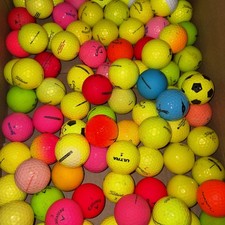 48- 5A Clean/Mint Colored Golf Balls AAAAA Assorted Mint Condition