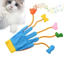 Cat Kitten Play Glove Teaser Fun Toy Activity Magic Glove with Sound