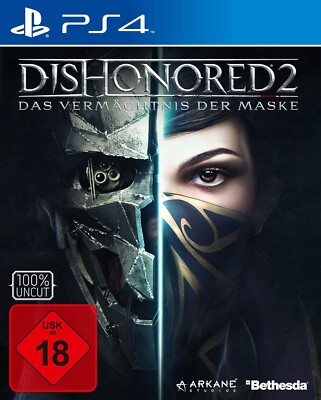 PS4 Dishonored 2 Das Vermächtnis der Maske NEU&OVP Playstation 4